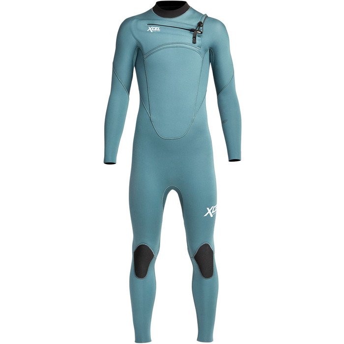 2022 Xcel Junior Comp 4/3mm Chest Zip Wetsuit KN43ZX